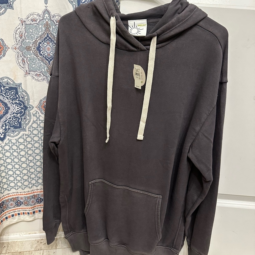 Oversized hoodie.